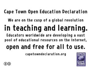 Cape Town Open Education Declaration #oer #openeducation